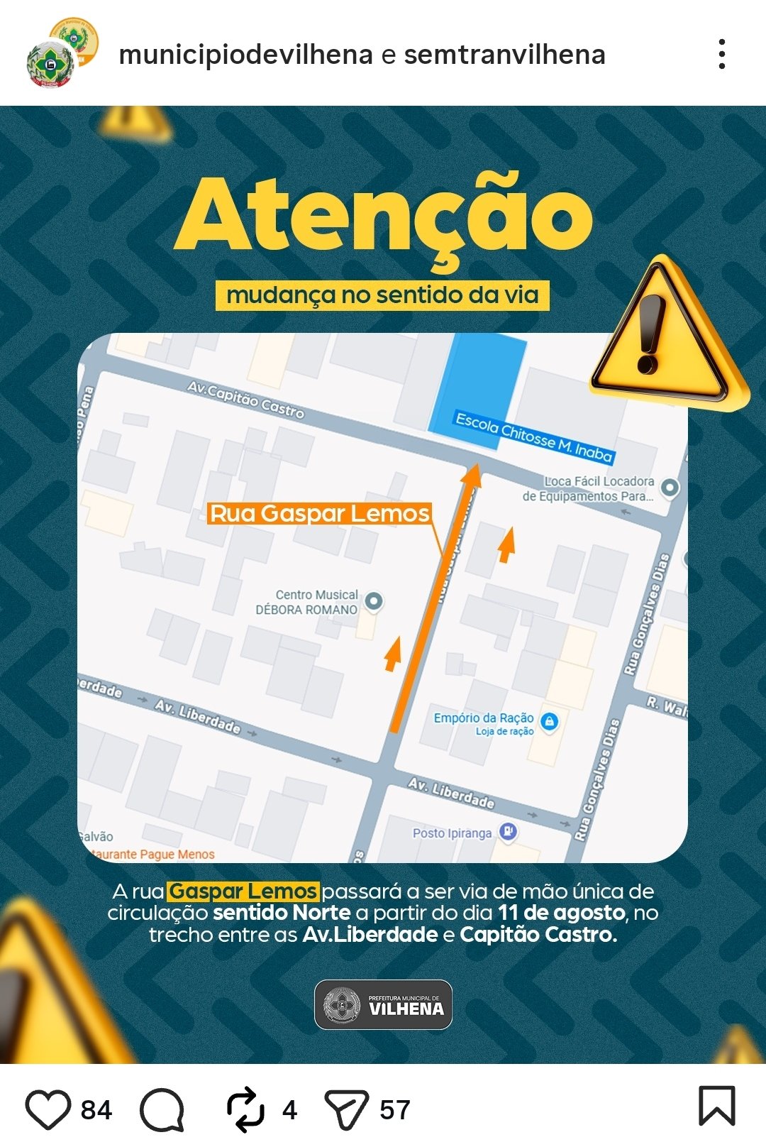 Mudança no Trânsito!