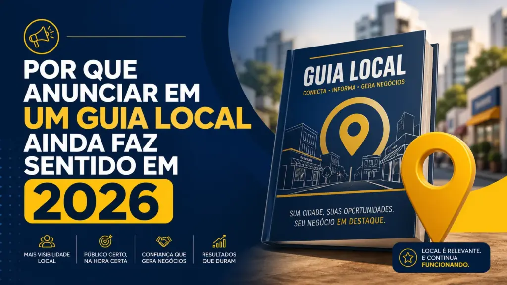 Por que anunciar em um guia local ainda faz sentido em 2026