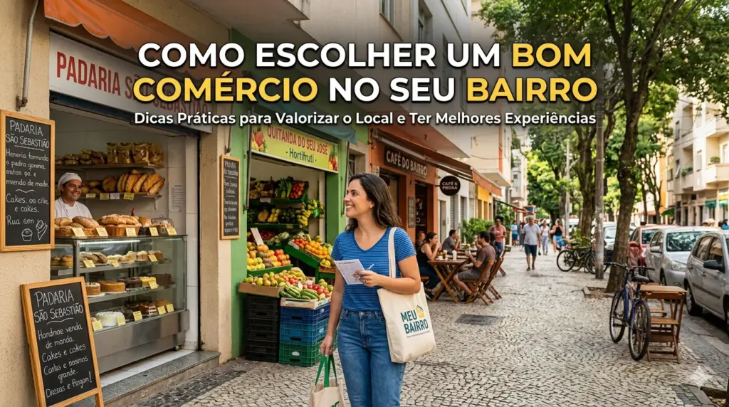 Como escolher um bom comércio no seu bairro